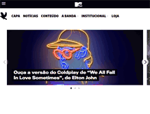 Tablet Screenshot of coldplaybrasil.com